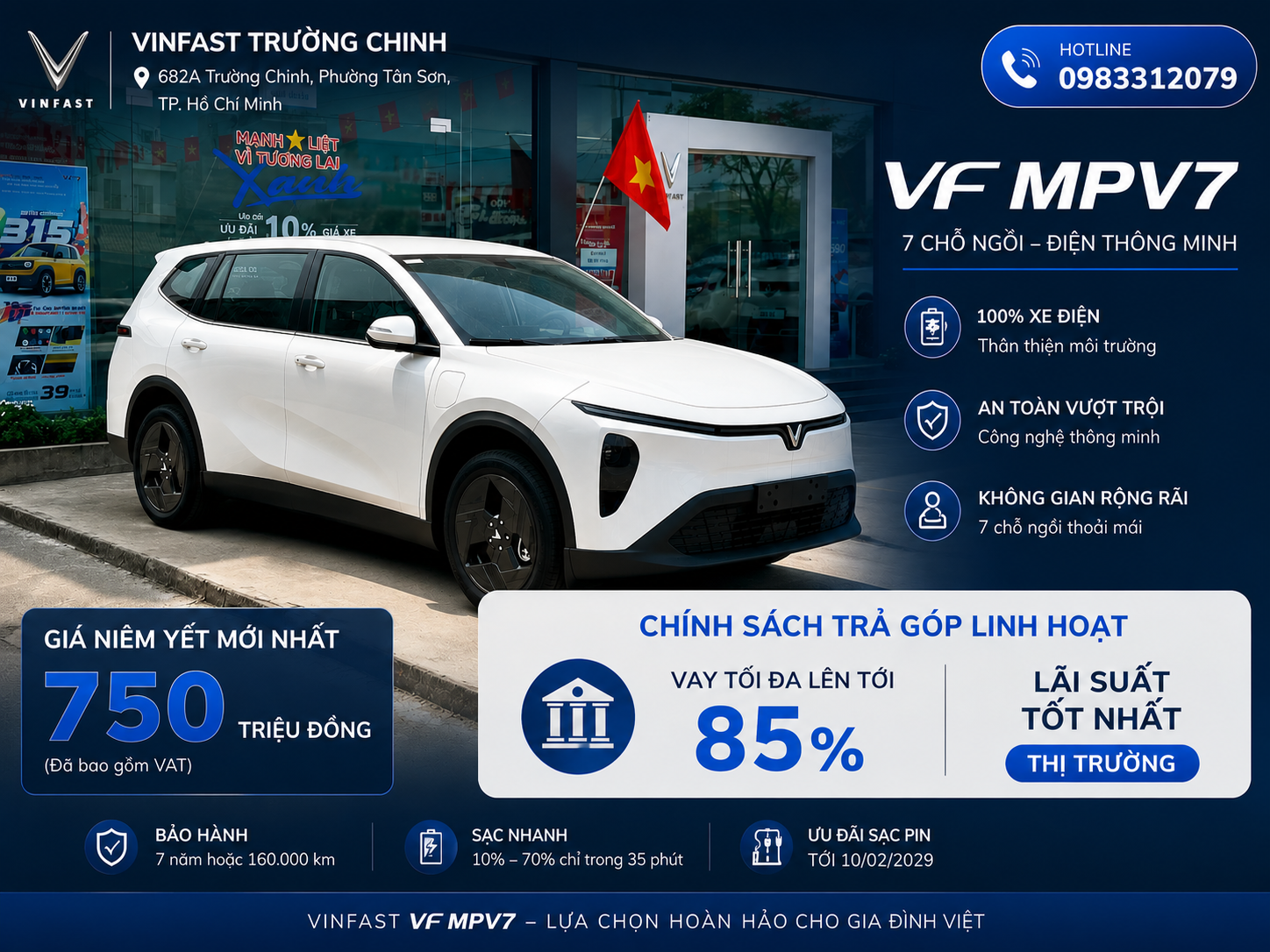 Chính sách trả góp VinFast VF MPV7